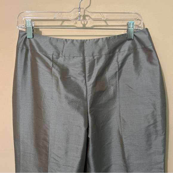 NWT Talbots Silk Pants Women’s 10P Dress Trousers Luxury New Retails $108 - Picture 3 of 15